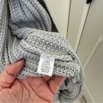 Poof! Light Gray Ribbed Open Cardigan w Braided Side Size Large Photo 8