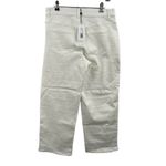 Universal Standard Erdem x  Hana White Patchwork Jeans Size‎ 8 New Photo 3