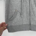 American Eagle Y2K Womens Large SS Full Zip Hooded Sweatshirt Hoodie Twilight 34 Photo 4