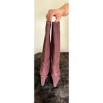 Vince  Suede Leather Purple red tall knee riding boots 5.5 Photo 2