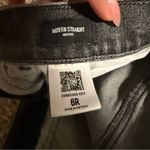 EXPRESS Ripped Pearl and Rhinestone Embellished Modern Straight Jeans- Size 6 Photo 9