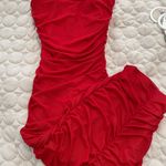 Red Fitted Dress Photo 0