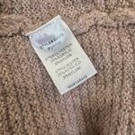 Becool Sweater Womens M/L Brown Taupe V Neck Hi Low Oversized Ribbed Knit Tan Size M Photo 5