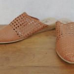 Gaimo Spanish Made Low Wedge Woven Mules Size EU 40 Brown Photo 8