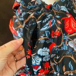 NWT Chloe Kristyn Fallon Black/Red/Blue Floral Dress Size Small Photo 15