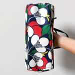 Kate Spade  Blue White Red Dawn Breezy Floral Satchel Handles Crossbody Handbag Photo 4