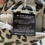 BLACK ORCHID Robin High Rise Frayed Skinny Jeans Size 30 Cheetah Print Gray Photo 7