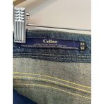 Tribal DeNIME Womens Jeans 33 16 Blue Celine Form Fit Boot Leg Stretch Dark Wash Photo 3