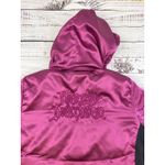 HARLEY DAVIDSON Downs Filled Fleece Lined Satin Logo Jacket Women’s L Hot‎ Pink Size L Photo 5