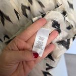 Elie Tahari  Cotton Ivory black Button front blouse Photo 2