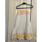 Lisa Marie Fernandez x Target white dress with pink and yellow accents XS Photo 2