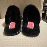 Kate Spade Black Slippers with Faux Fur and Bow Photo 2