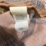 Lucky Brand  Dusty Rose and Gray Plaid Blouse Photo 7