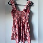 Band of the Free Floral Sundress Mauve Pink Fit & Flare Size S Red Photo 6