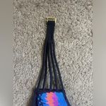 Xhilaration  strapless with add on strap black with sparkles bikini swimsuit top Photo 1