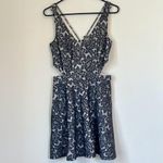 Abercrombie & Fitch NWT  Grey Lace Cut Out Mini Dress - Medium Photo 0