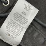 Amp Black Lace Up Fly High Rise Stretch Denim Zip Pocket Raw Hem Jeans Womens L Size undefined Photo 10