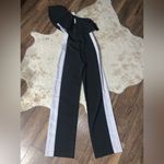 AQ/AQ AQAQ NWT luxury evening spring Andes jumpsuit black ruffle formal party revolve Photo 4