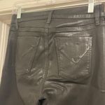 Hudson Barbara Super Skinny Black Coated Jeans Photo 5