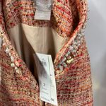 Chico's Embellished Tweed Jacket Womens 12 Career Artsy Spring Career Preppy Photo 13