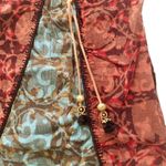 Unlisted NWOT Women’s Tunic Medium Brown Black Floral Photo 4