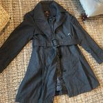 Miss Sixty  Vintage Grey Wool Blend Pea Coat Size Large Photo 2