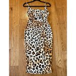 ASOS maternity NWT leopard cowl neck fitted dress 4 Photo 8