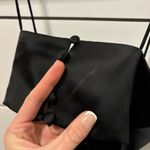 ZARA  Black Satin Effect Cut Out Mini Dress Photo 7