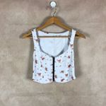 Urban Outfitters  Floral Crop Top SMALL Photo 3