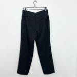 Aritzia  Babaton Brett Flat Front Black Trouser Pant Japanese Fabric size 6 Photo 2
