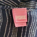 PINK - Victoria's Secret  Navy and White Striped Scarf Size 80x17 Photo 3