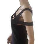 Frederick's of Hollywood Size L Black Jumpsuit Flare Leg Playsuit Catsuit Straps Photo 5