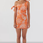 Peppermayo  Amazonia Linen Mini Dress Tropic Sunset Photo 1