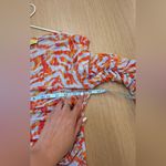 Circus NY Women’s small Dusk Blue Electric Zebra Ruched Long Sleeve Top 1728 Photo 8