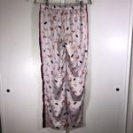 Victoria's Secret Victoria Secret Satin Pajama Lounge Pants Pink Bunny Butterfly Floral Pinstripe Photo 5