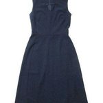 MM.LaFleur NWT Annie in Galaxy Blue V-neck Stretch Crepe Fit & Flare Dress 0P Photo 0