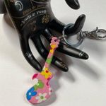 Flower Power Guitar Keychain Bottle Opener Photo 0