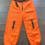 Romwe  Cargo Pants Womens Sz Large Orange Cargo Pant Jogger Streetwear Photo 0