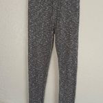 Gymshark Grey Ribbed Knit Leggings Stretchy Waffle Thermal Cozy Fall Small Photo 0