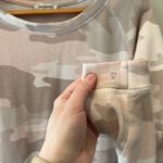 Stella & Dot Neutral Camo Zip Sweater | Small Photo 5