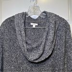 Caslon  Heathered Grey Cowl Neck Pullover Sweater size L Photo 2