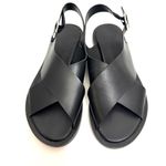 Everlane  The City Crossover Sandal In Black Size 7.5 Photo 3