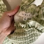 Mabel Mable green gingham pattern dress size M Photo 1