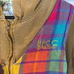 Ultra Pink NYC vintage cropped hoodie “Rare” medium Gold Photo 7