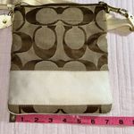 Coach Vintage  Tan Signature Monogram Canvas Crossbody Bag Photo 13