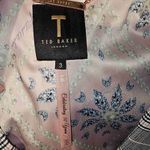 Ted Baker  London Womens Pink Black Kimm Ribbed Cuff 30 Years Blazer 3‎ 12 Photo 4