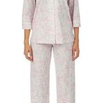 Ralph Lauren New! Women's Paisley Print 2-Piece Knit Pajamas PJ Set Top & Pants Photo 0