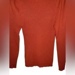 Maeve by Anthropologie Long Sleeve Puff Sleeve Sweater Size S Orange Photo 5