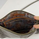 HOBO Intl Vintage Hide Leather Crossbody Shoulder Purse Topaz Whipstitch Taupe Tan Photo 11