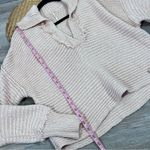 Free People  marlie‎ pullover v neck dusty pink collared oversized Photo 7